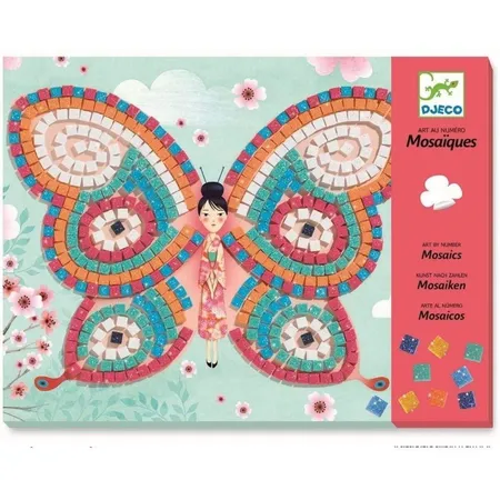 Djeco Mosaike: Glitzer Schmetterlinge