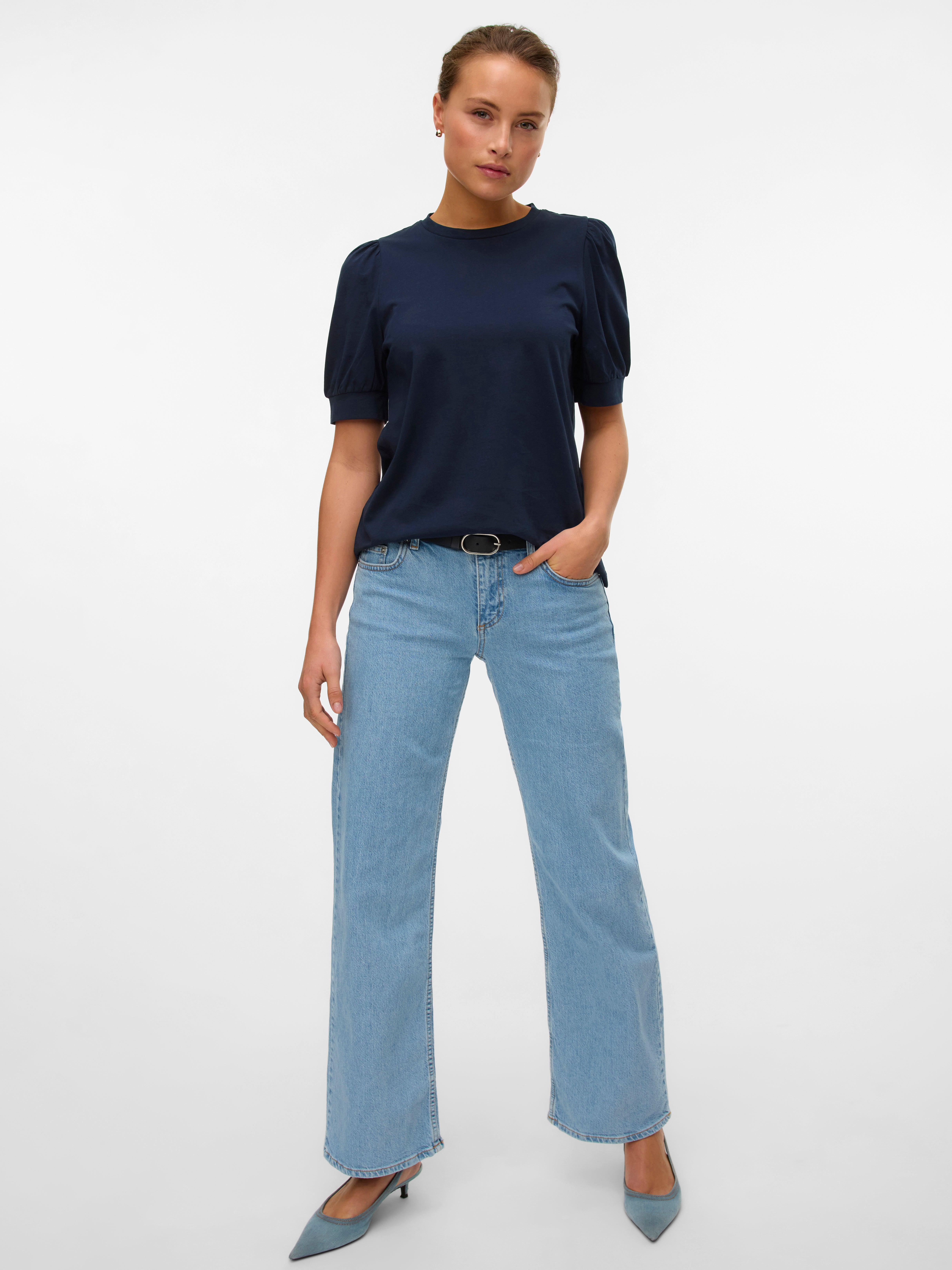 VMALEXIS Low rise Wide fit Jeans