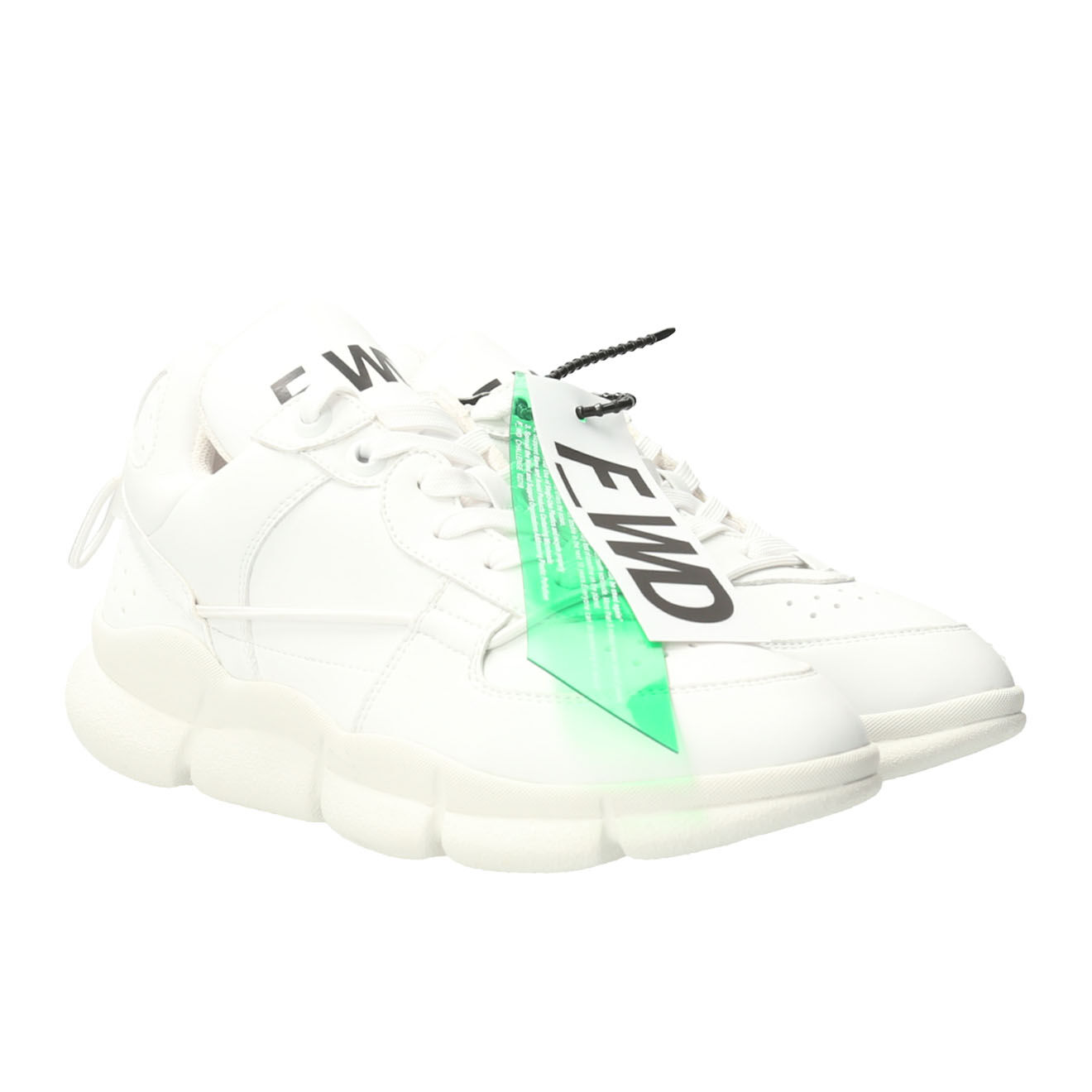 Fwd Sneakers Flora en Cuir blanches