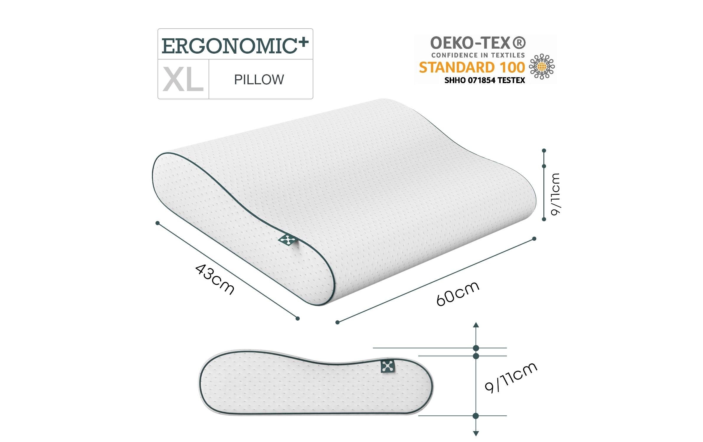 smartsleep Nackenkissen »Ergonomic +«