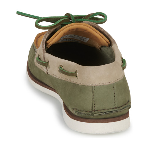Timberland - CLASSIC BOAT 2 EYE - Gris / Marron / Blanc