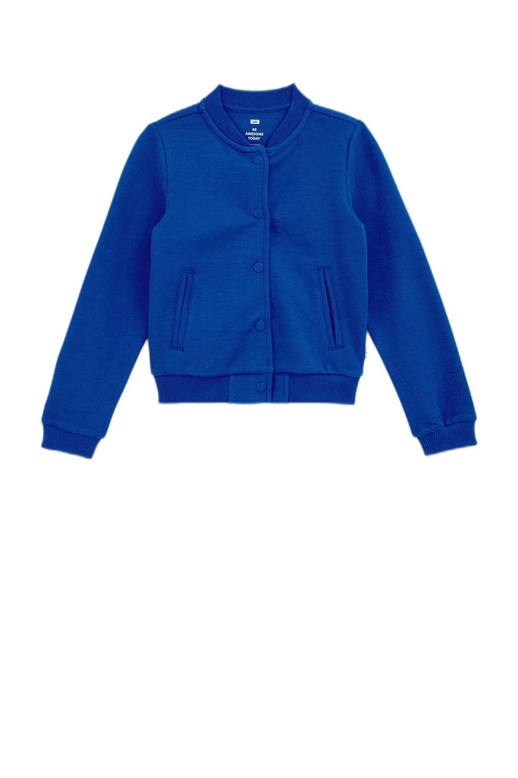 WE Fashion sweatvest blauw