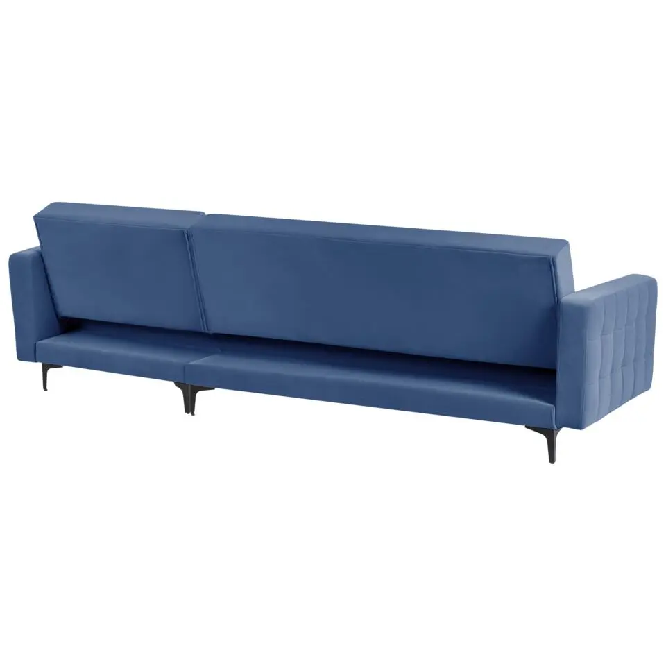 ABERDEEN - Hoekbank - Blauw - Linkszijdig - Fluweel