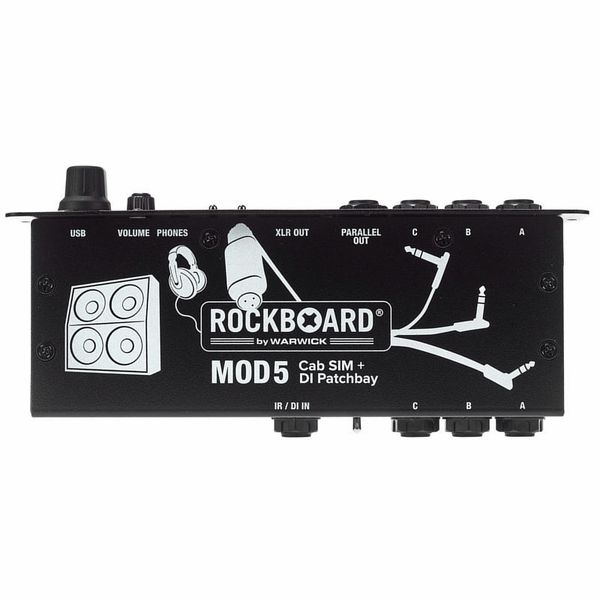 Rockboard MOD 5 - Cab SIM + DI Patchbay