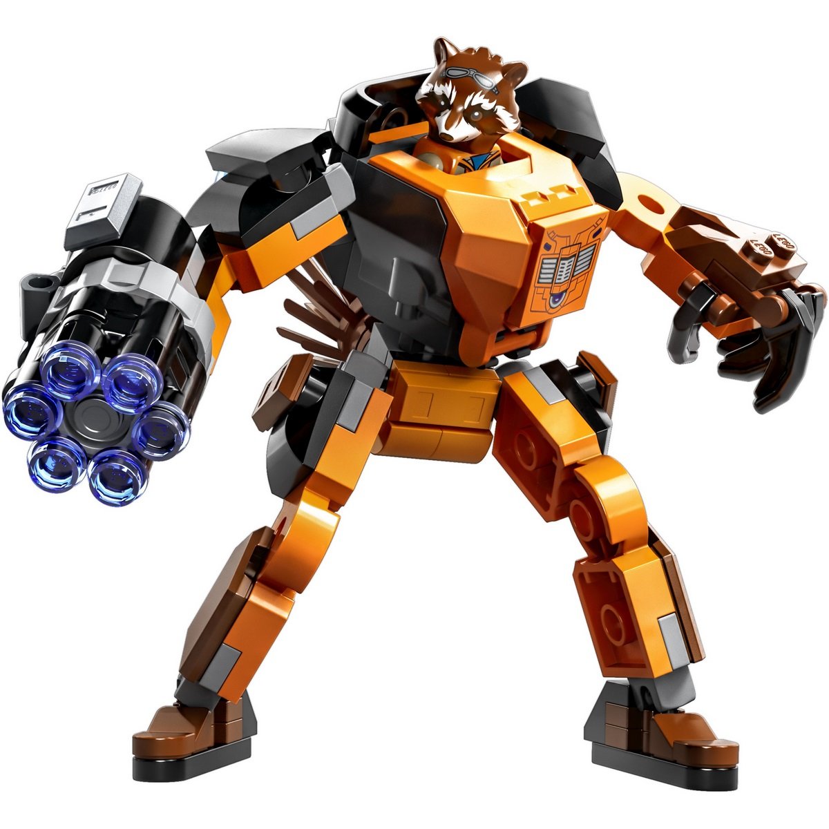 L'armure robot de Rocket Lego Marvel 76243