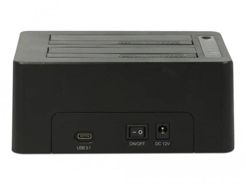 Delock Docking- und Klonstation Dual Sata HDD / SSD Dockingstation für zwei 2.5