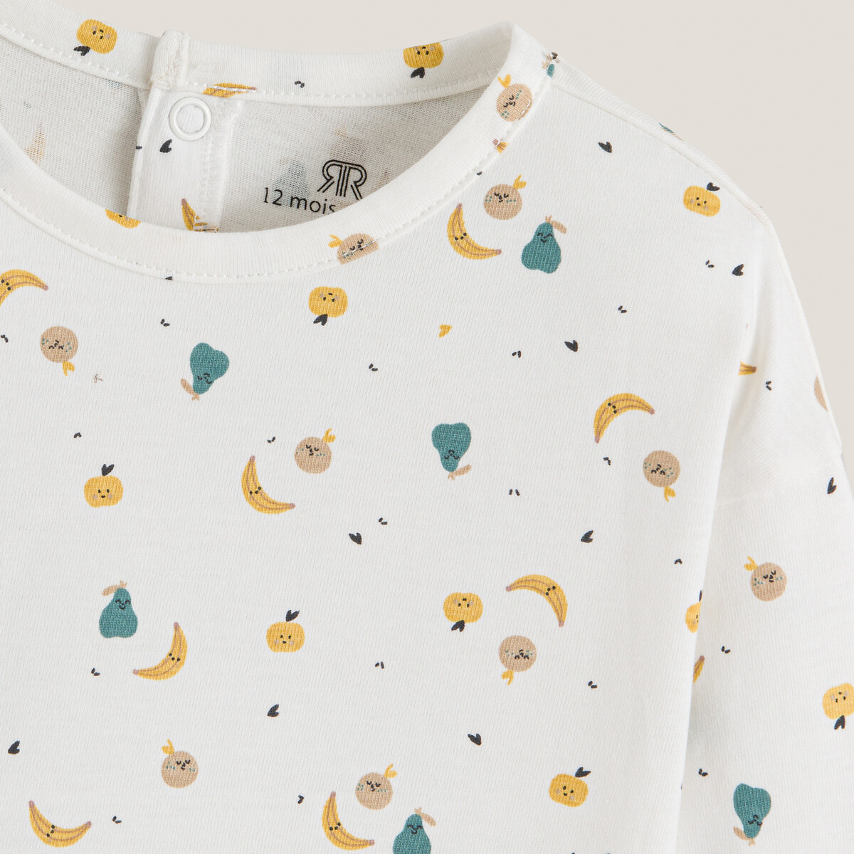 COLEÇÃO LA REDOUTE<br>Conjunto de 2 camisetas de manga comprida estampadas