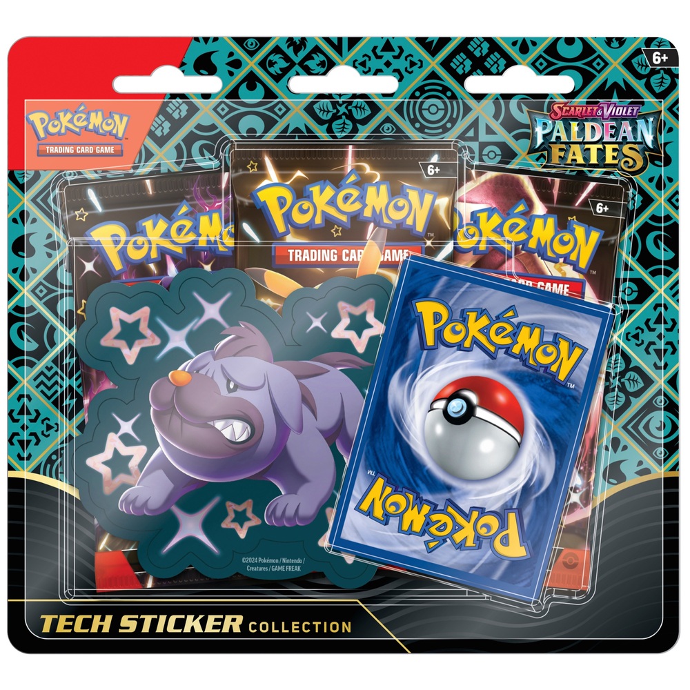 Pokémon-Sammelkartenspiel: Scarlet & Violet Paldean Fates Tech Sticker-Kollektion