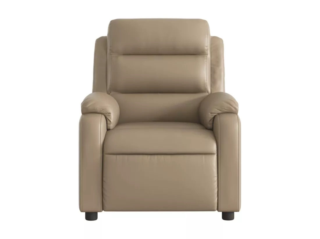 Fauteuil de massage inclinable Cappuccino Similicuir