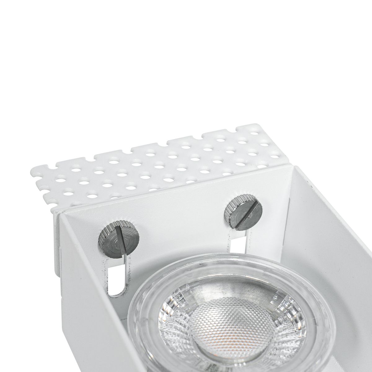 Set van 6 inbouwspots wit GU10 50mm 2-lichts trimless - Oneon