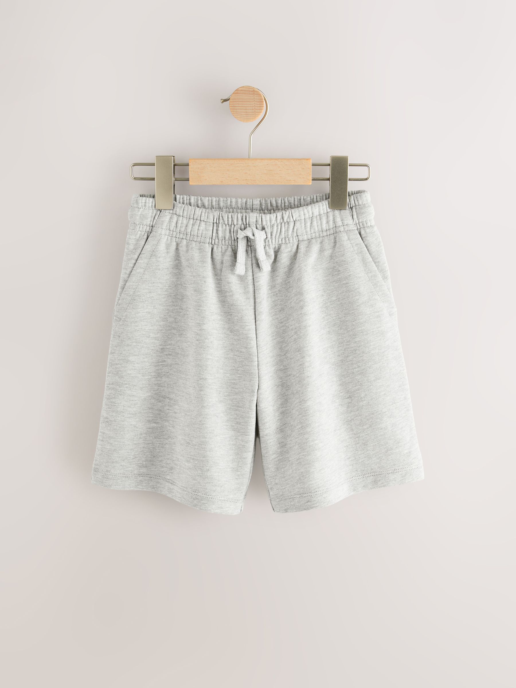 Grijs gemêleerd - Basic short (3-16jr)