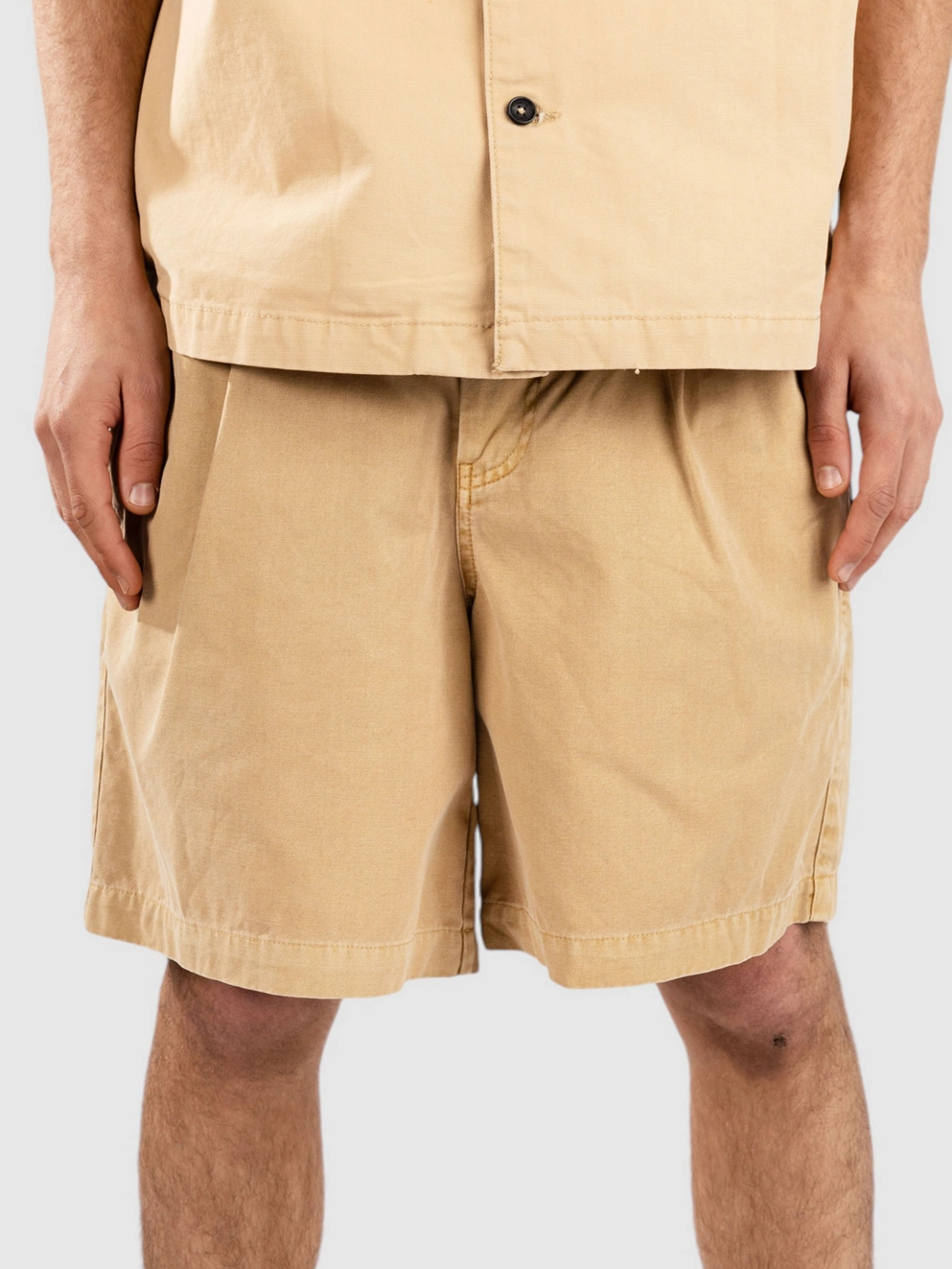 Solid SDLIAM Elasticated Shorts curds & whey
