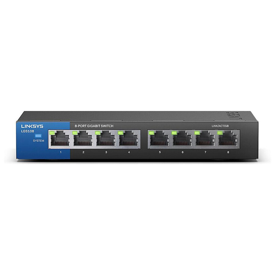 Linksys LGS108 - Switch non manageable 8 ports Gigabit