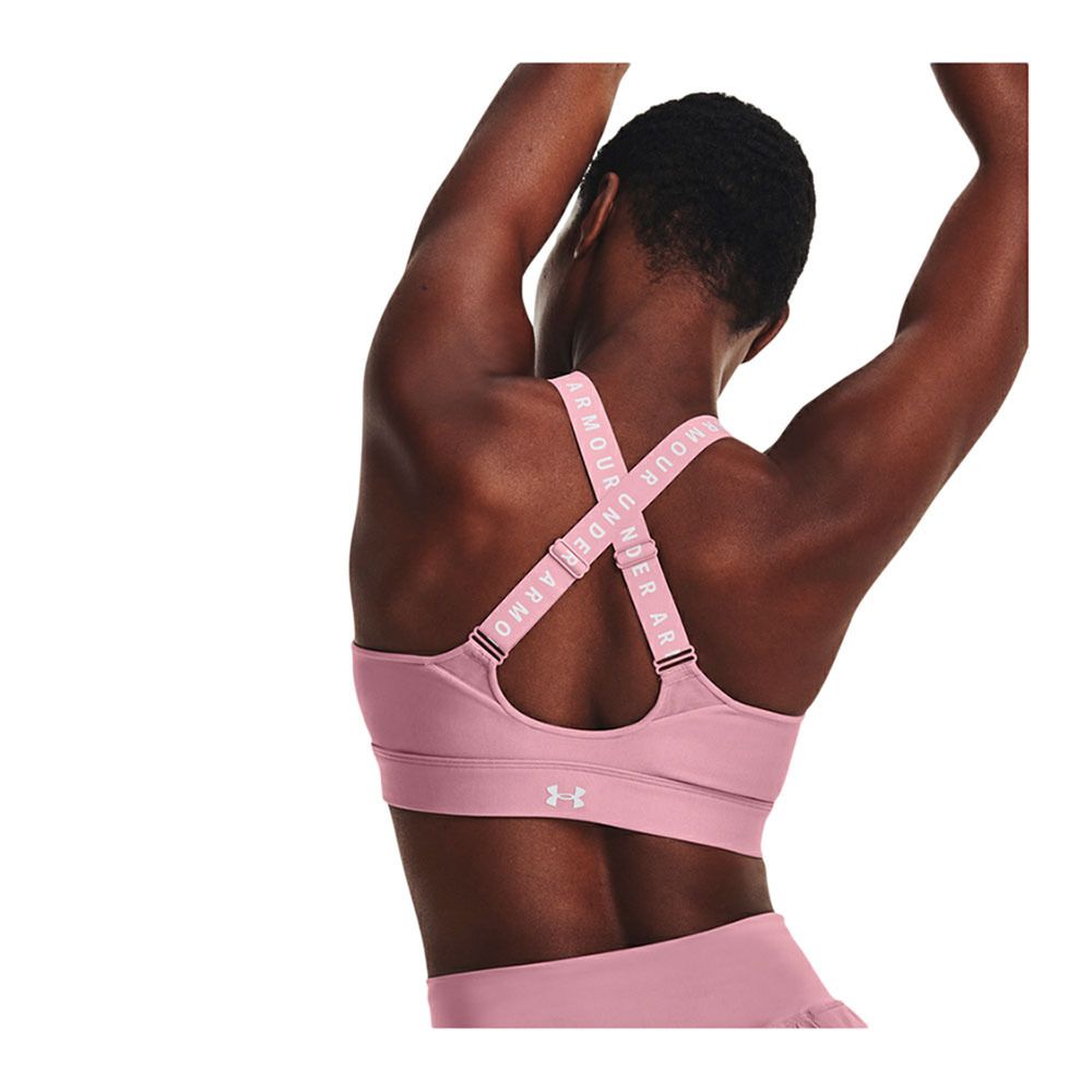 Under Armour UA INFINITY - Brassière Femme pink elixir/white