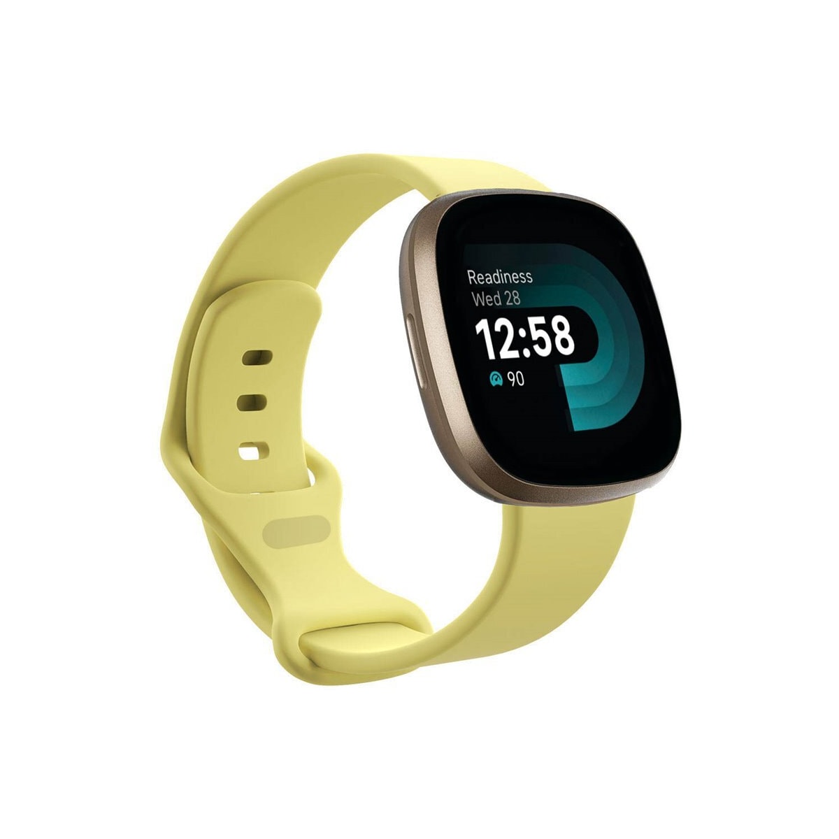 Sport armbånd till Fitbit Versa 4 - Creamy Yellow
