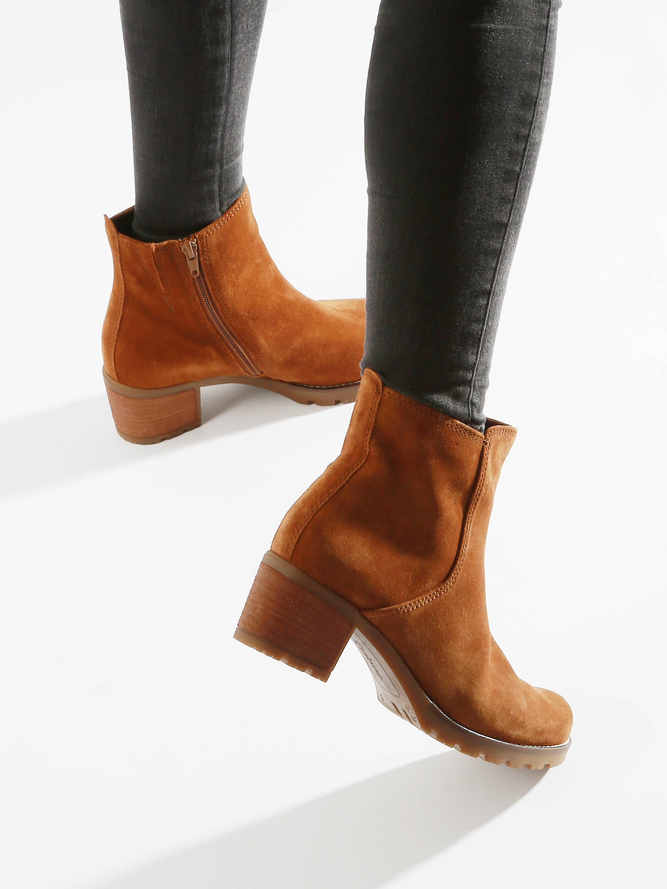 Bottines  talon en cuir GABOR