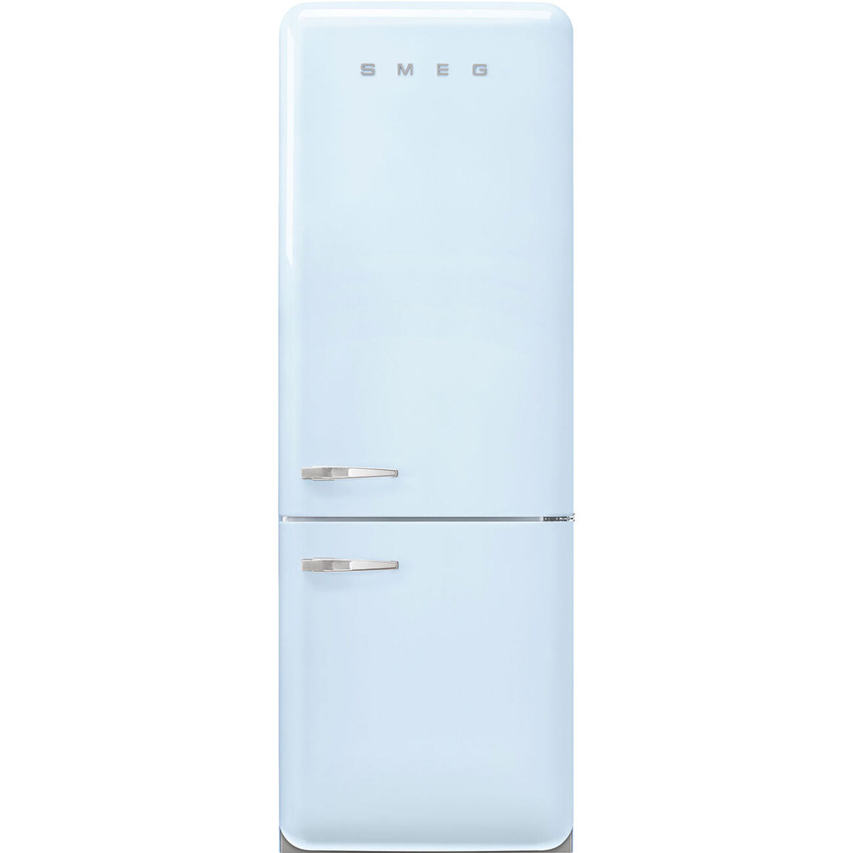 Smeg FAB38RPB6 Kombiskap høyrehengslet 70 cm, pastellblå