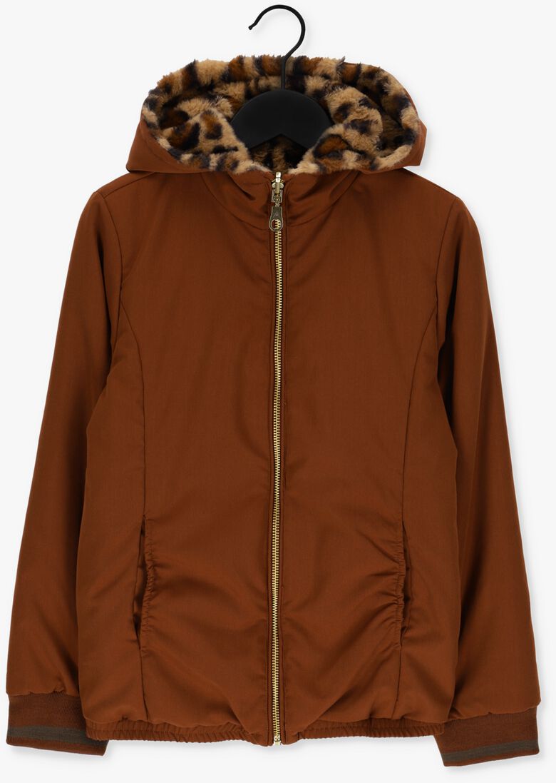 AMMEHOELA camel ammehoela faux fur jas am.lola.06