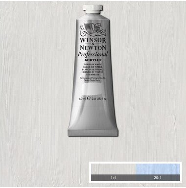 Winsor & Newton - Akrylmaling - Titanium White 60 ML