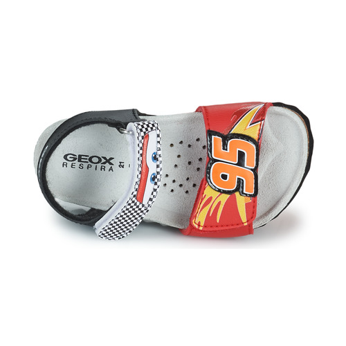 Geox - B SANDAL CHALKI BOY - Rouge / Bleu