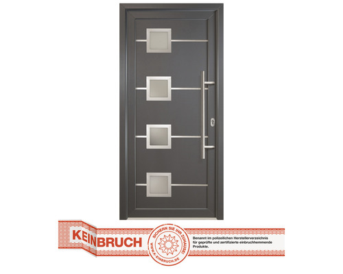 Signum Model 1 RC2 toegangsdeur, aluminium, wit/titanium, 1080 x 2080 mm, DIN links