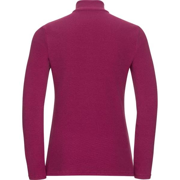 Sweat polaire randonnée ODLO ROY MIDLAYER 1/2 ZIP W FESTIVAL FESTIVAL FUCHSIA - RASPBERRY FUDGE