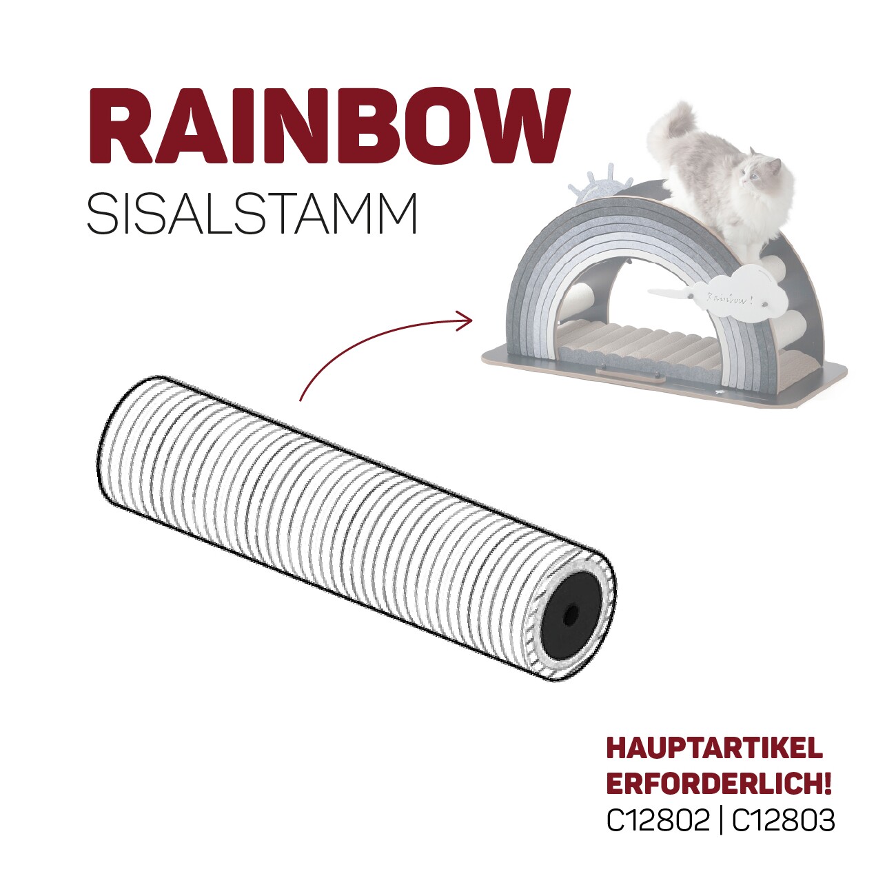 Canadian Cat Company Ersatzteile Kratzsäule Rainbow
