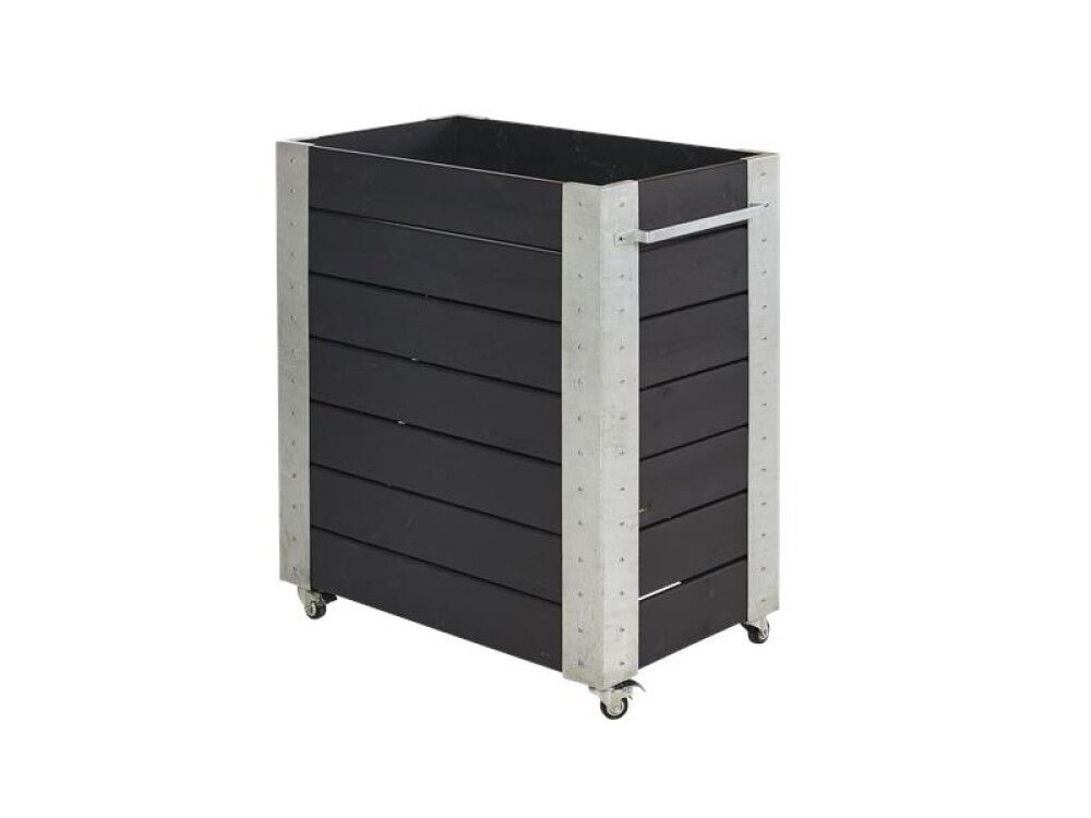 BLOMSTERKASSE PLUS CUBIC 87X50X95 CM SORT