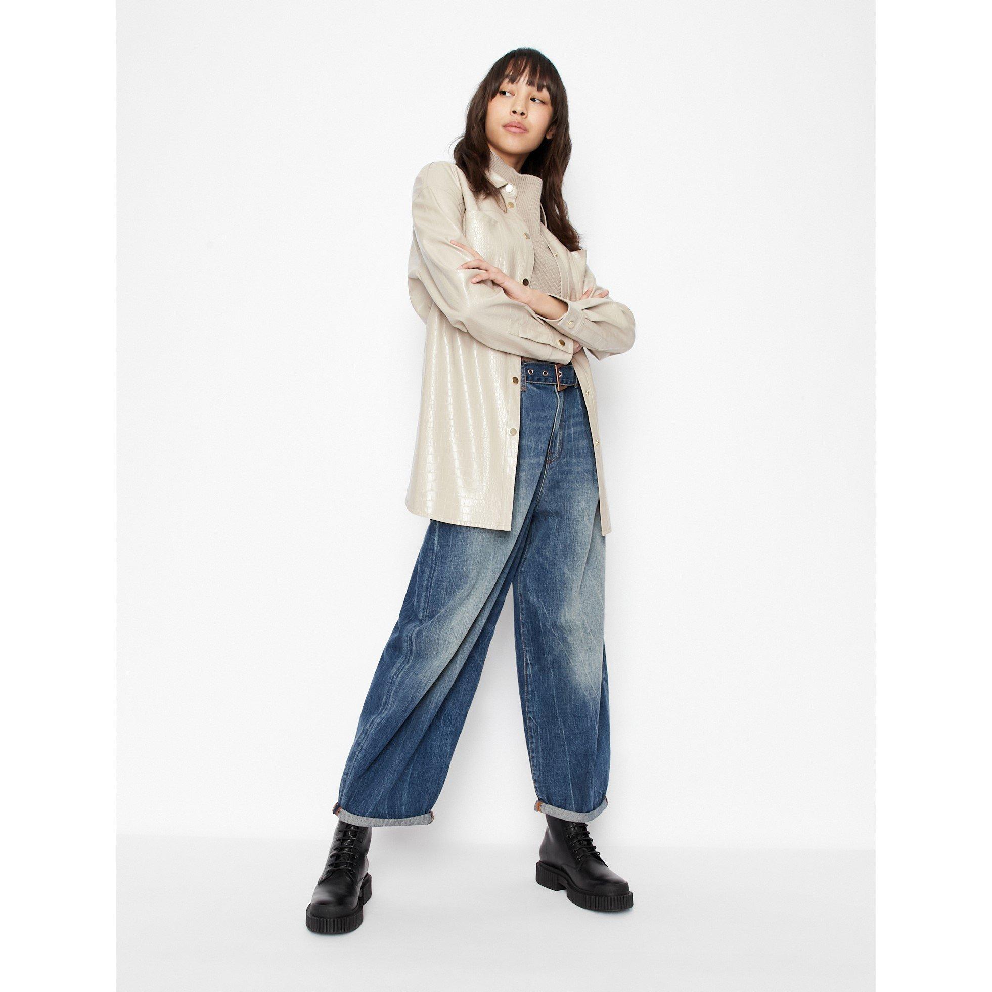 Armani Exchange Wide Leg Jeans