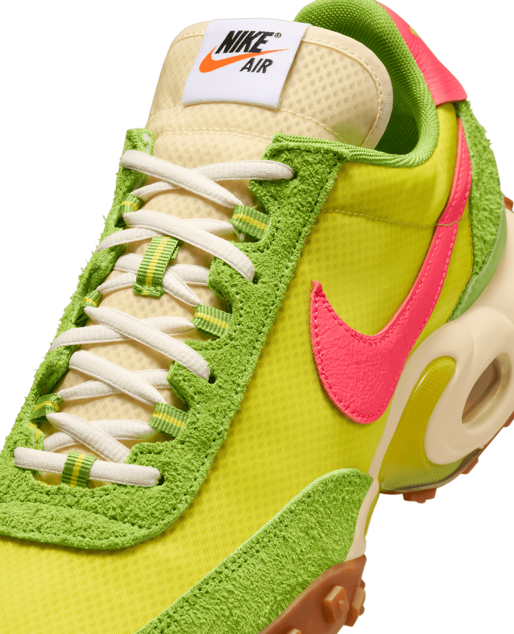 Nike Air Max Waffle SP (Electrolime/Flash Crimson-Gum Med Brown)