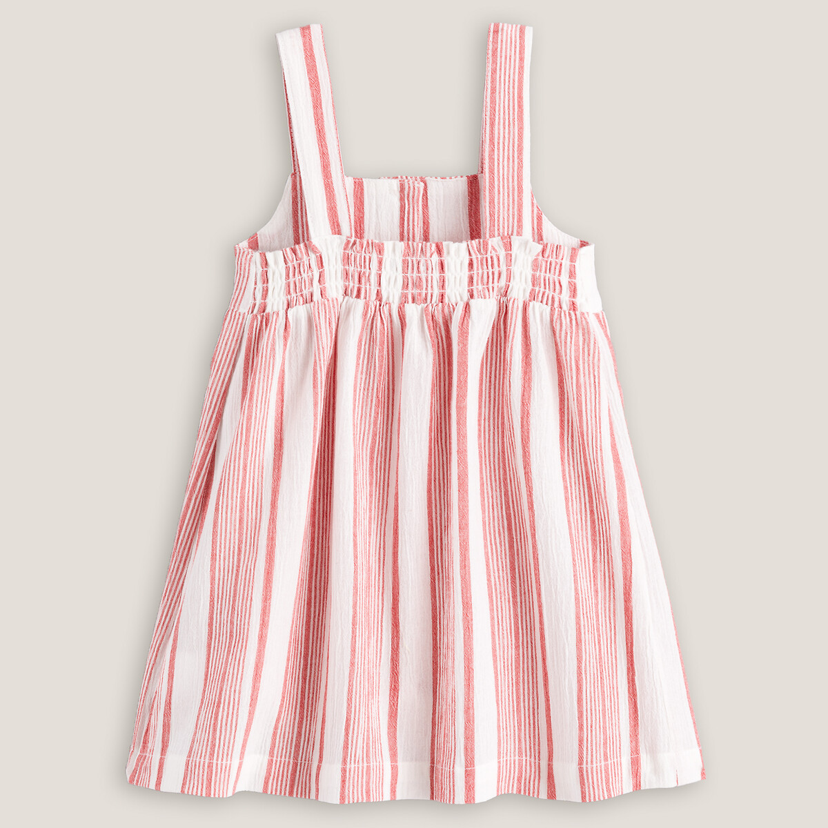 COLEÇÃO LA REDOUTE<br>Vestido listrado com alças