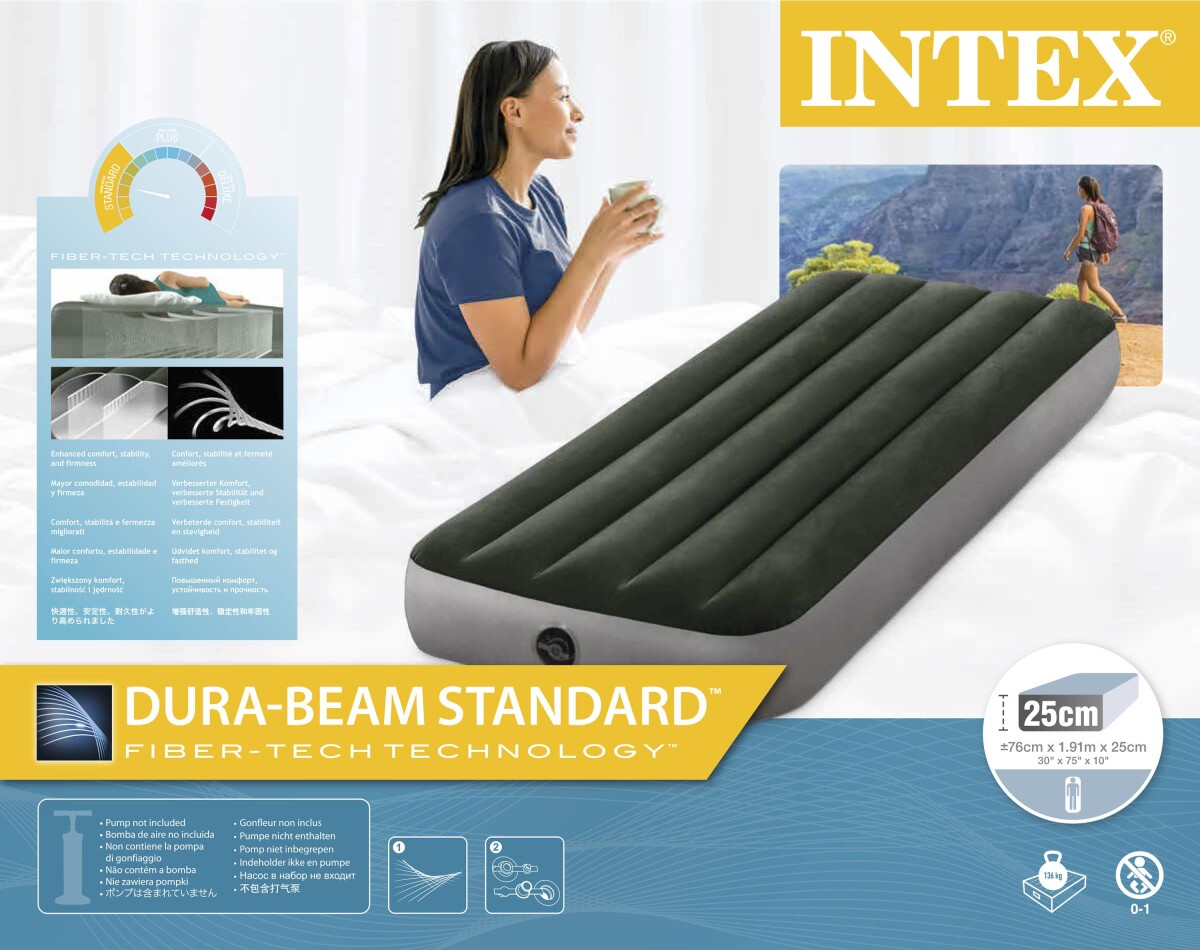Intex - Luftmadras - Jr. Prestige Downy - 76 X 191 X 25 CM