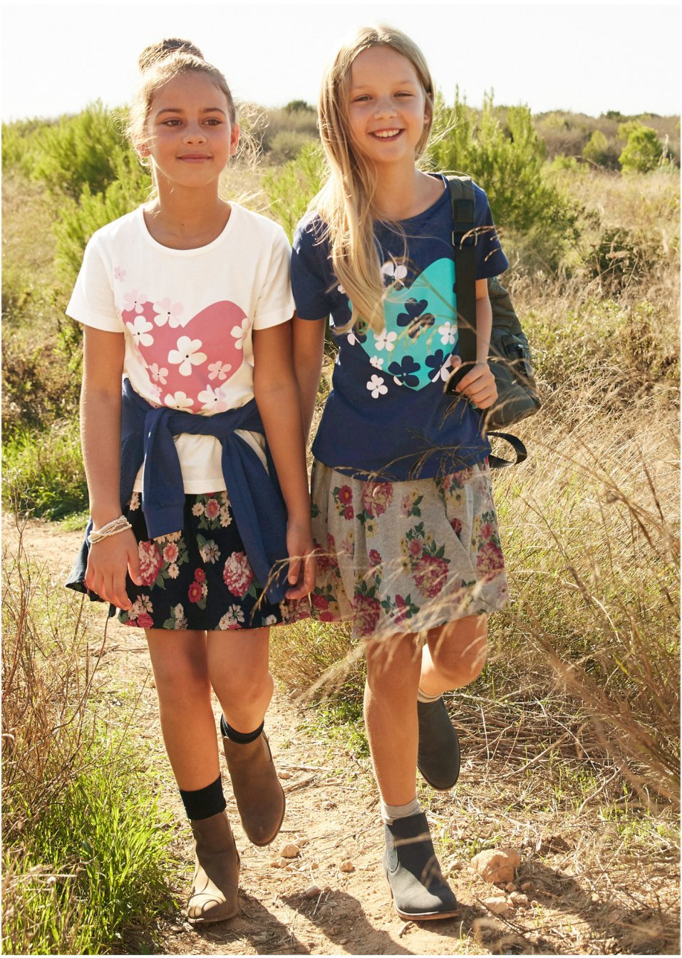 Lot de 2 T-shirts fille