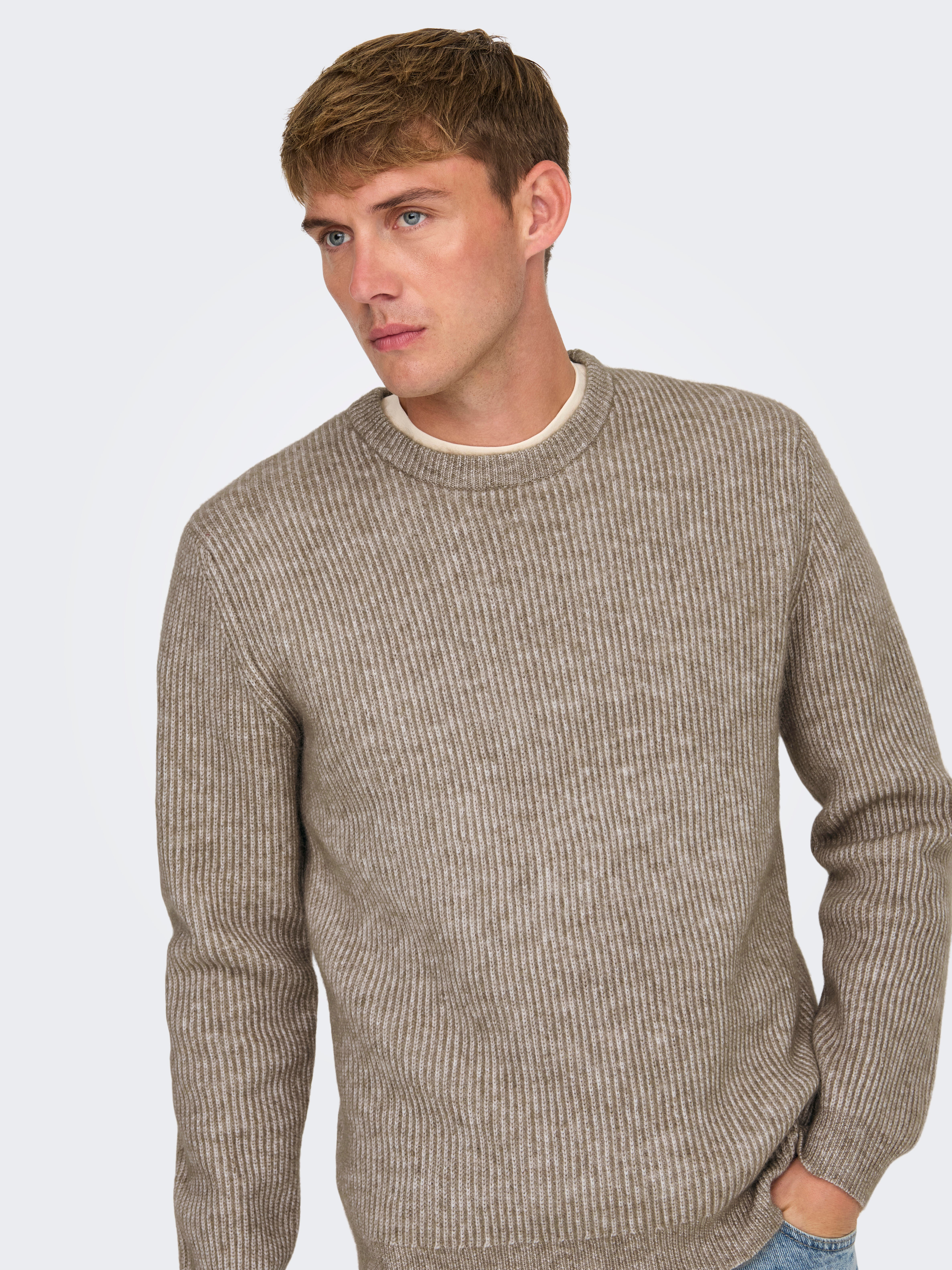 ONSTEGAN Pullover Vintage Khaki