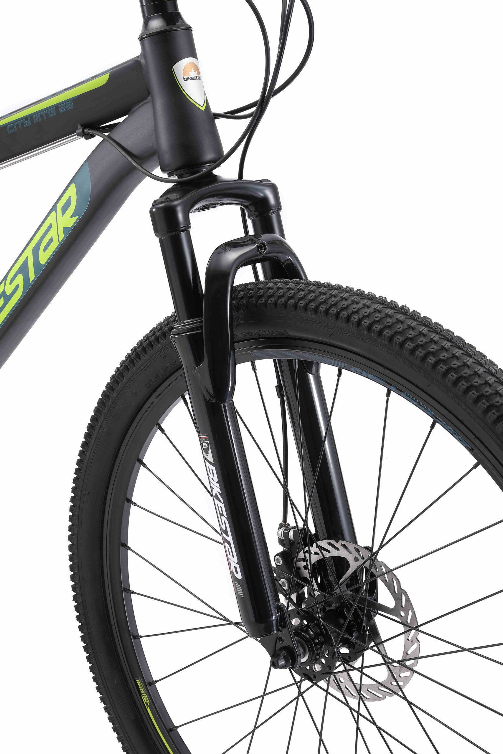 BikeStar Hardtail Staal MTB Medium 26 Inch 21 Speed