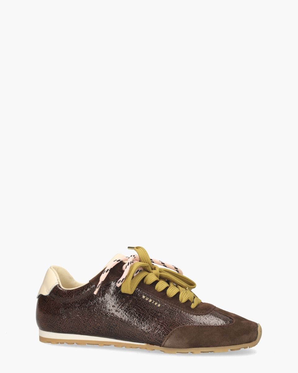 Nubikk Billy Lou Donkerbruin Damessneakers