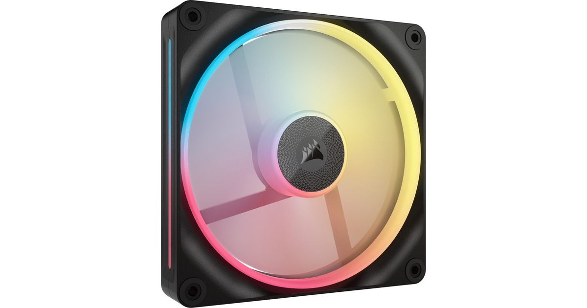 CorsairiCUE LINK LX140-R RGB Reverse case fan  (Zwart, 140 x 140 x 25 mm, PWM)