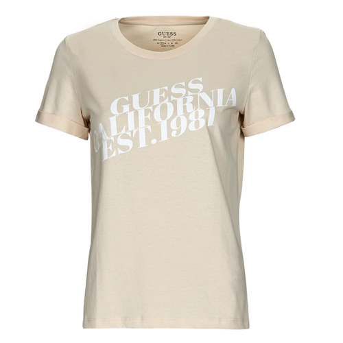 Guess - SS CN AURELIA TEE - Beige