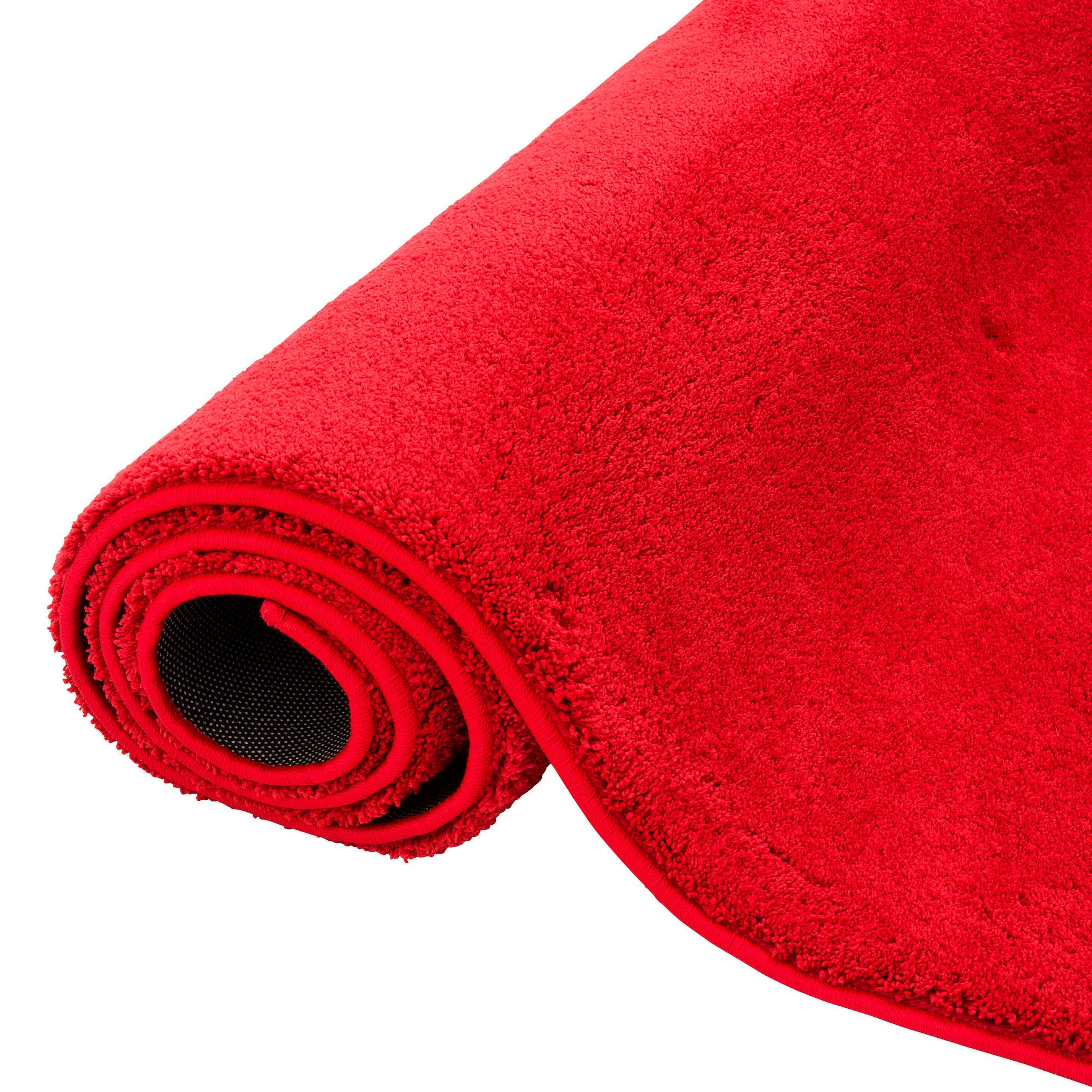 Pergamon Kinderteppich Super Soft Hochflor Silky Kids Rot