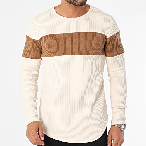 Sweat Crewneck Beige Marron