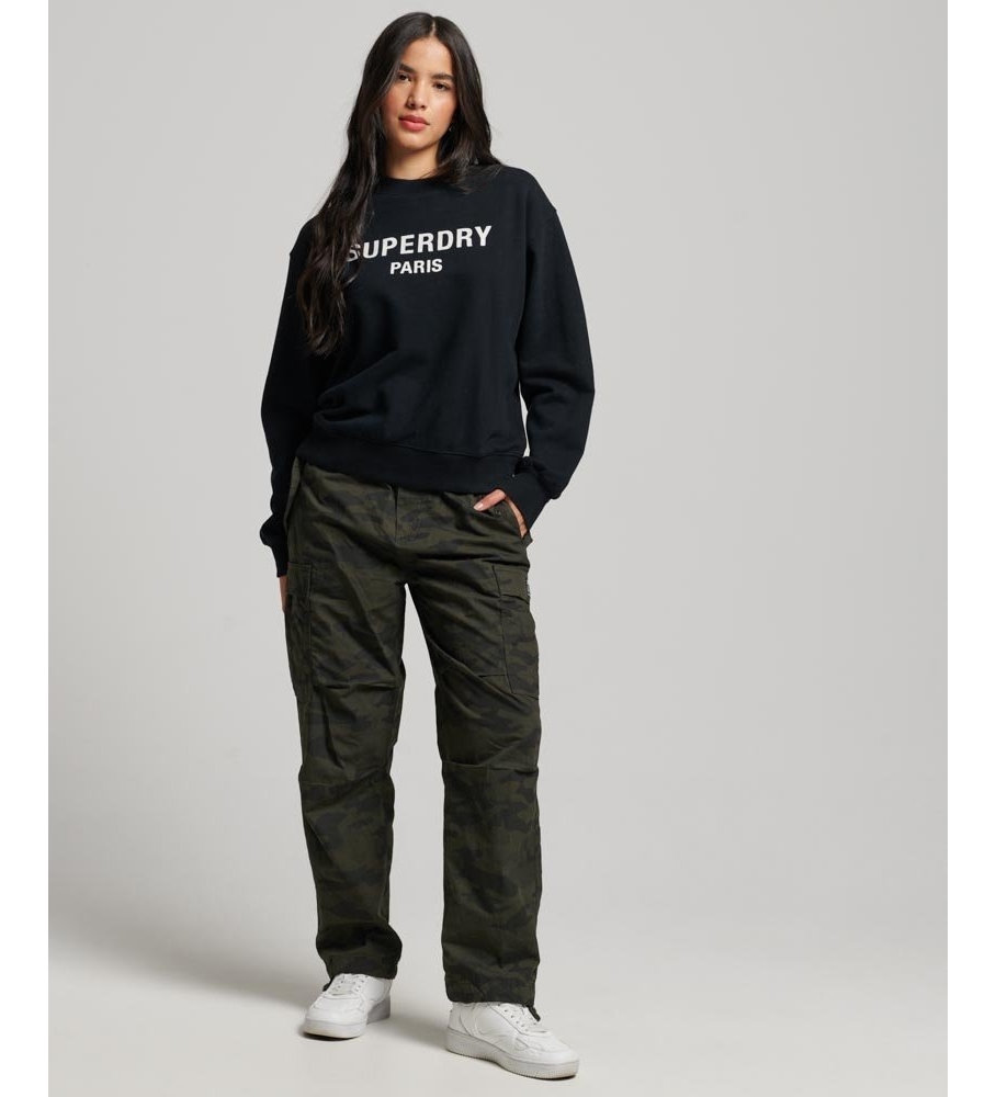 Moletom Superdry Sport Luxe preto