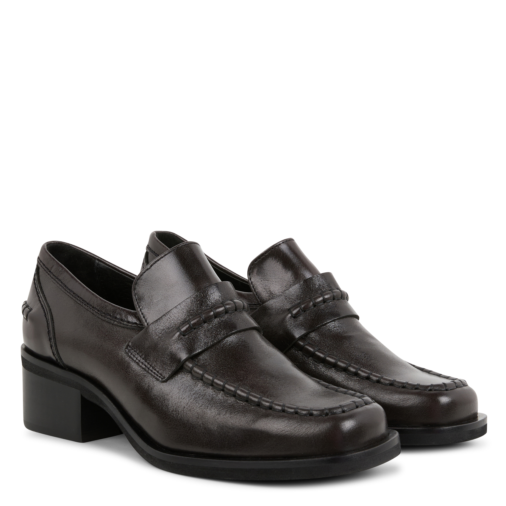 TIERNEY - Mocassins en cuir | Noir