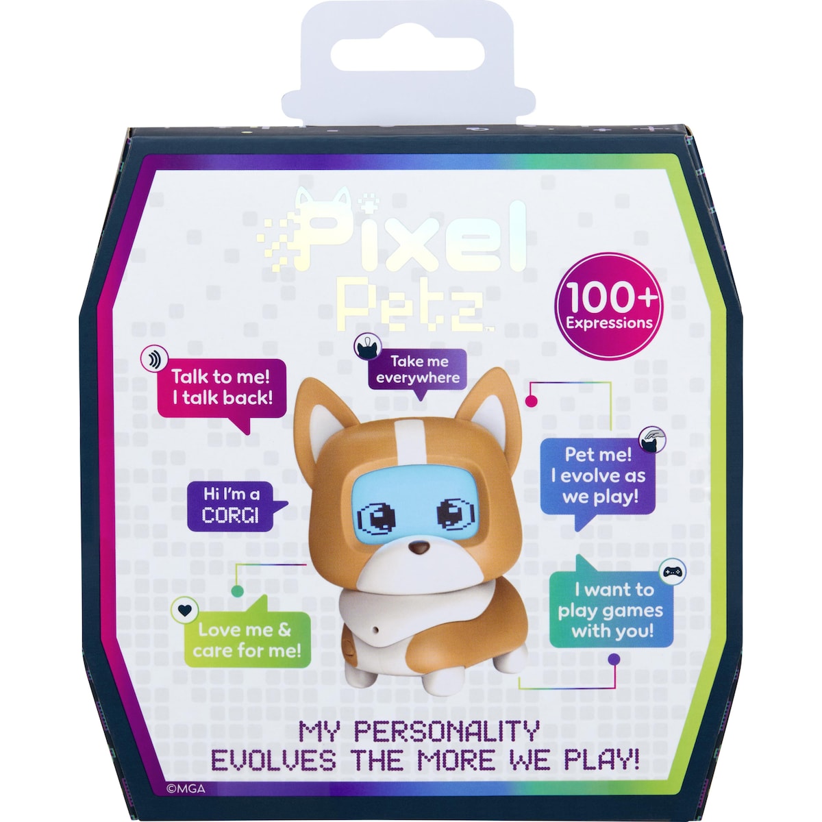 Pixel Petz Tamagotchi simuleringsleke (Corgi)