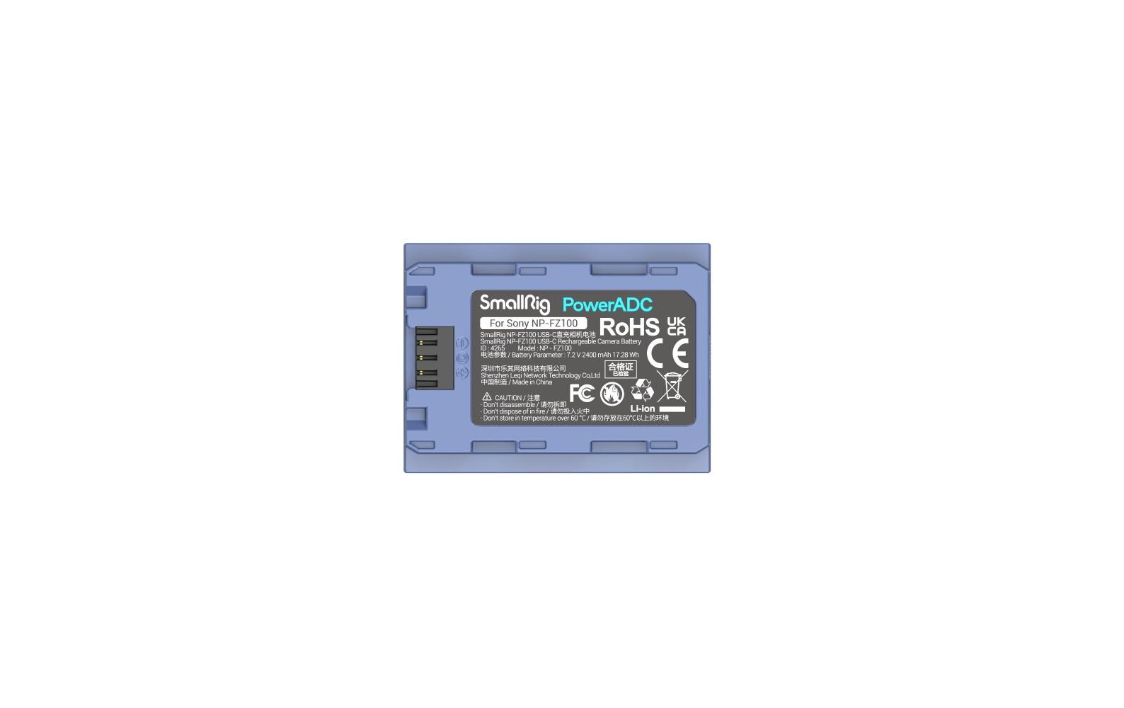 Digitalkamera-Akku NP-FZ100 USB-CUSB-C aufladbare Kamerabatterie