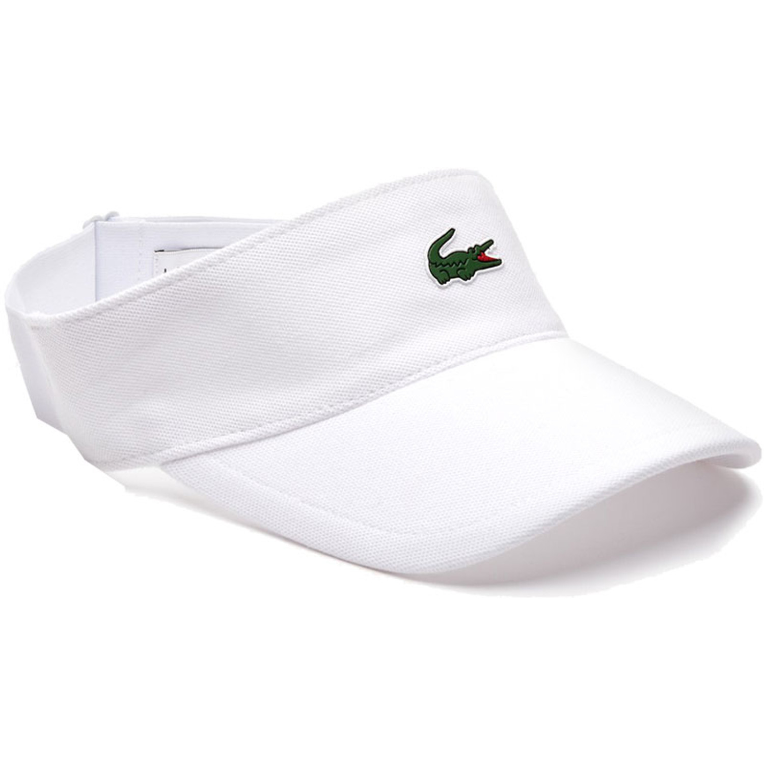 Lacoste Logo Visor Wit