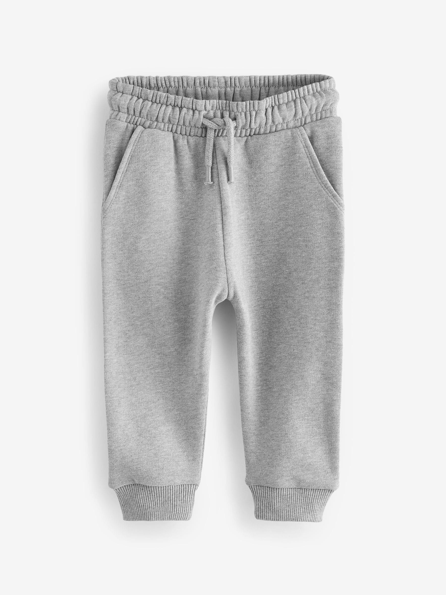 Blauw/antracietgrijs/zwart - Verpakking van 3 zachte joggingbroeken (3 mnd-7 jr)