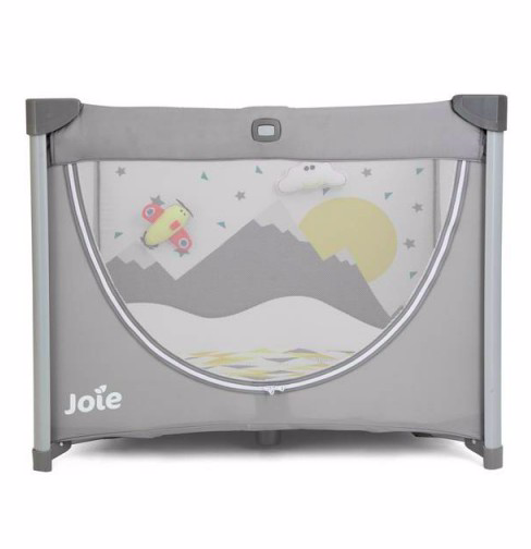 PARC FILET CHEER LITTLE EXPLORER - Blanc/Gris/Jaune