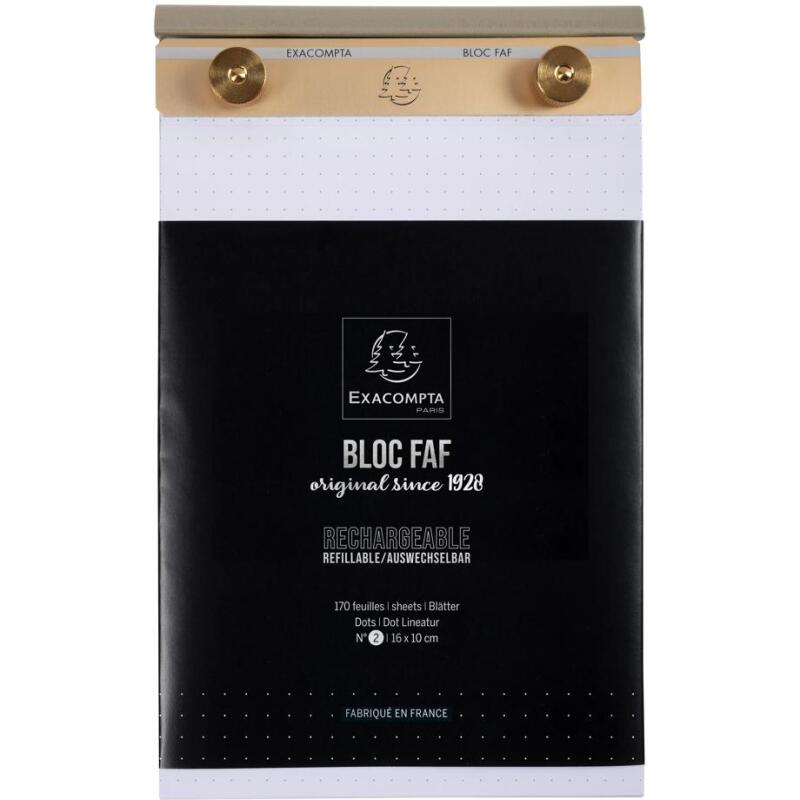 BLOC FAF COMPLET 16/10 N° 2 DOTS - Blanc