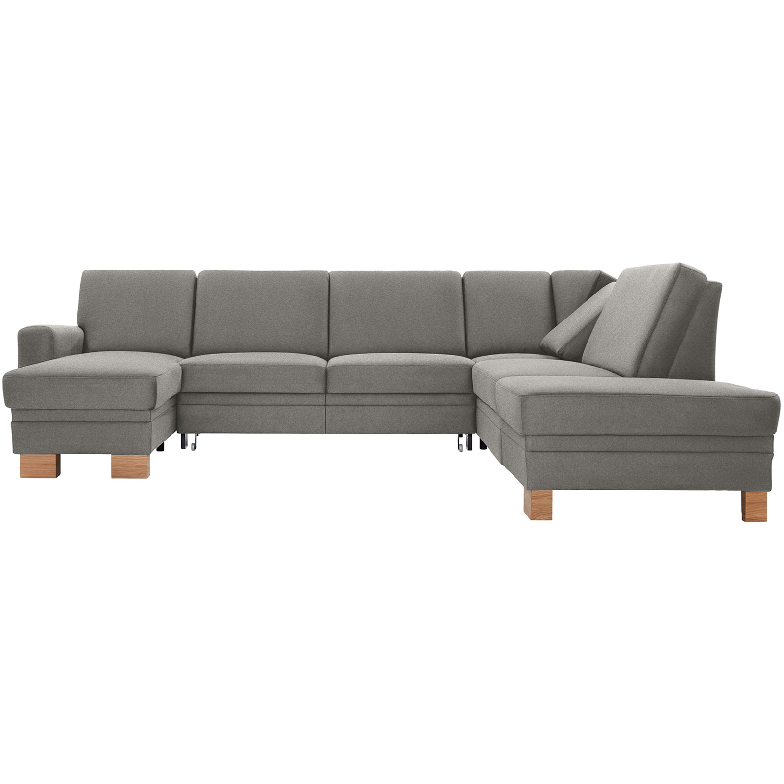 polsterpower Wohnlandschaft - Belle silver - Basismodell - links