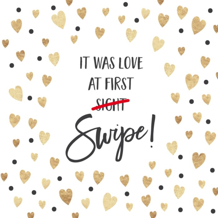Tsjip | Valentijnskaart | love at first swipe